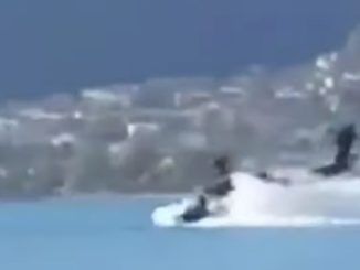 Vídeo mostra momento de queda de helicóptero no mar
